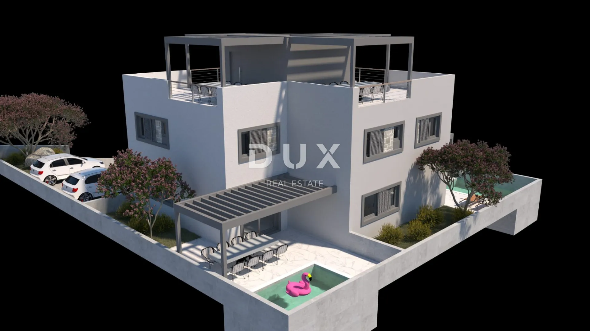 zadar, nin - duplex zgrada sa dva etažna stana i bazenima - slika 3