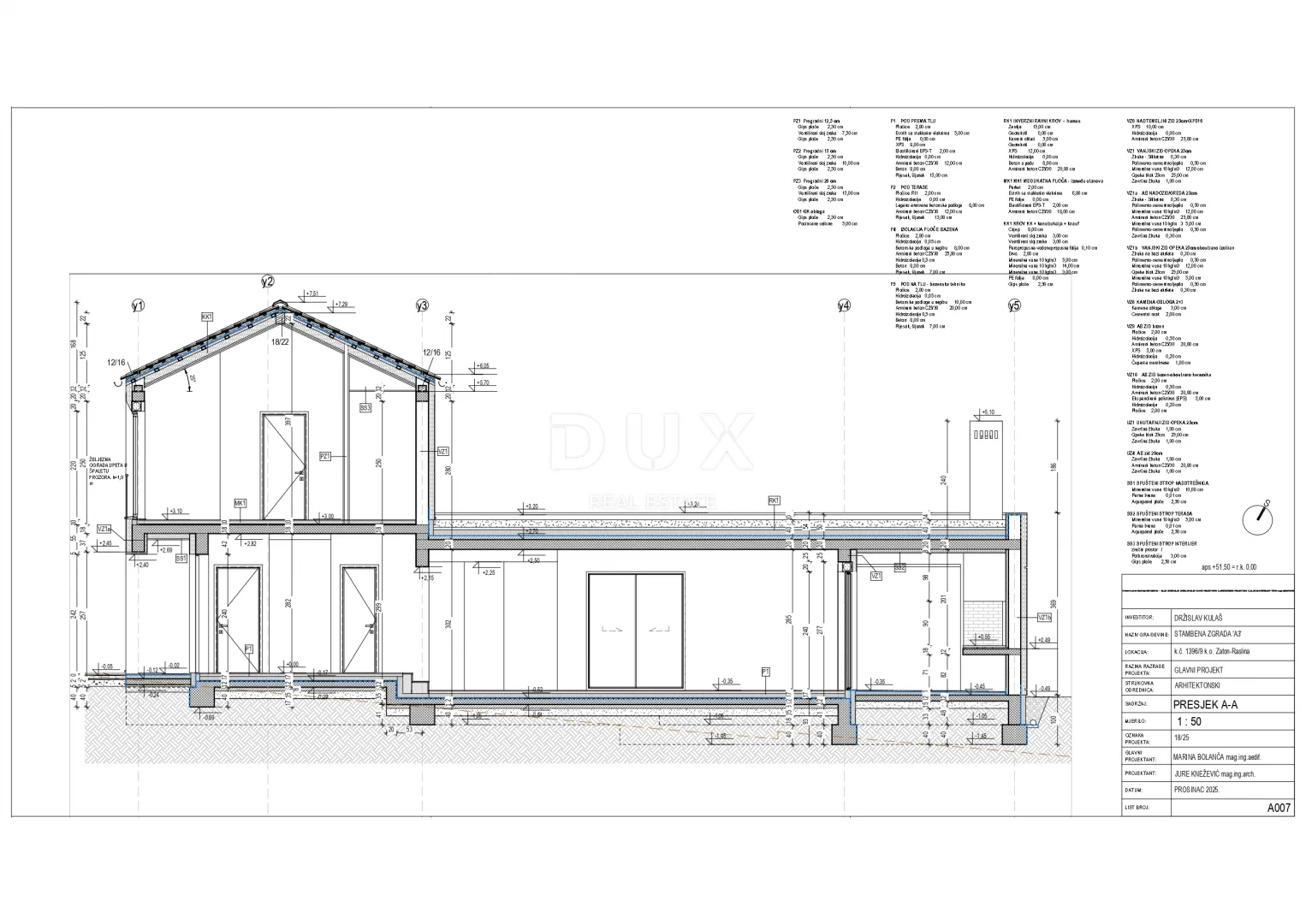 zaton, šibenik, vila u izgradnji, 188,35 m², bazen - slika 16