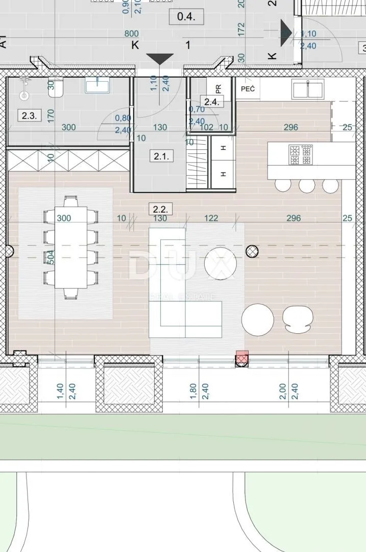 opatija, centar - stan prizemlje 58m2 s pogledom na more- k1 - slika 4