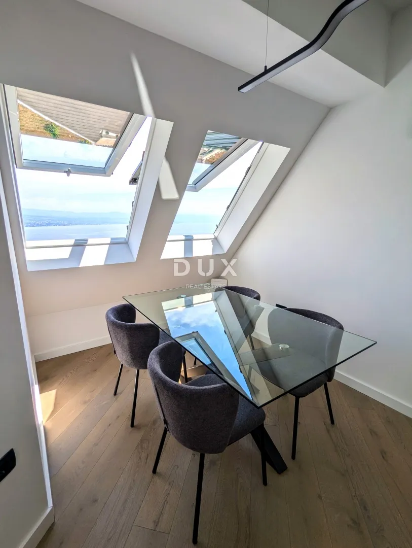opatija, ičići, stan, 92 m2, panoramski pogled na more - slika 11