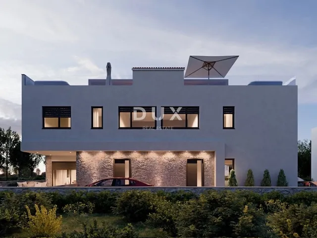 šibenik, murter, duplex kuća, 130 m2, pogled na more, u izgradnji - slika 6