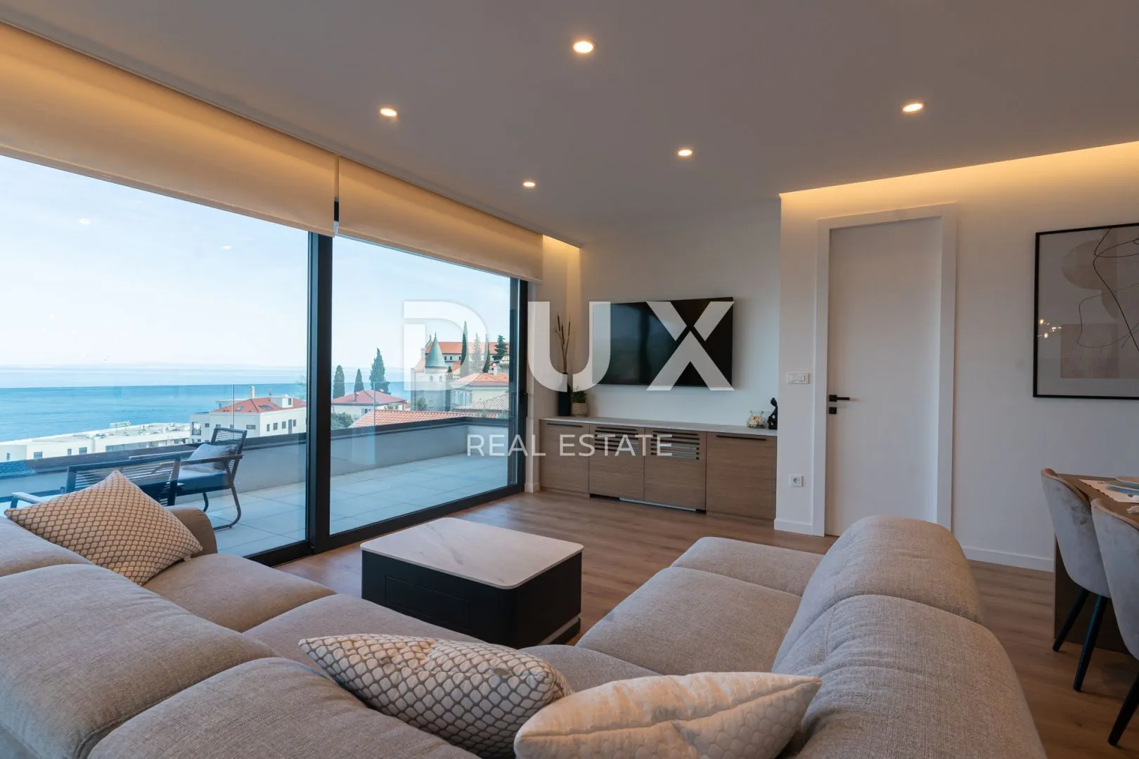 opatija, centar - stan 132m2 u novogradnji s vrtom, bazenom, garažom, pogled na more, centar opatije - slika 4