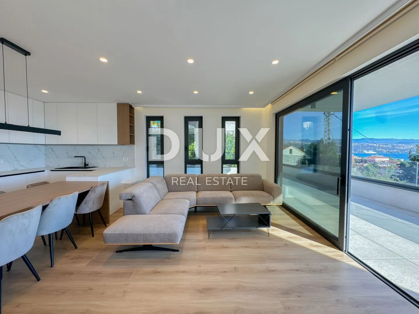 opatija, centar - stan 132m2 u novogradnji s vrtom, bazenom, garažom, pogled na more, centar opatije - slika 17