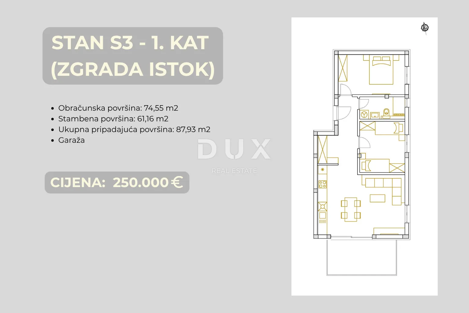 šibenik, brodarica – sunčan stan s terasom i garažom, 270 m od mora - slika 8