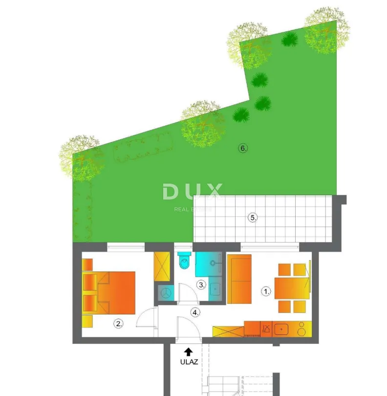 dalmacija, murter - jednosoban apartman blizu plaže - slika 5