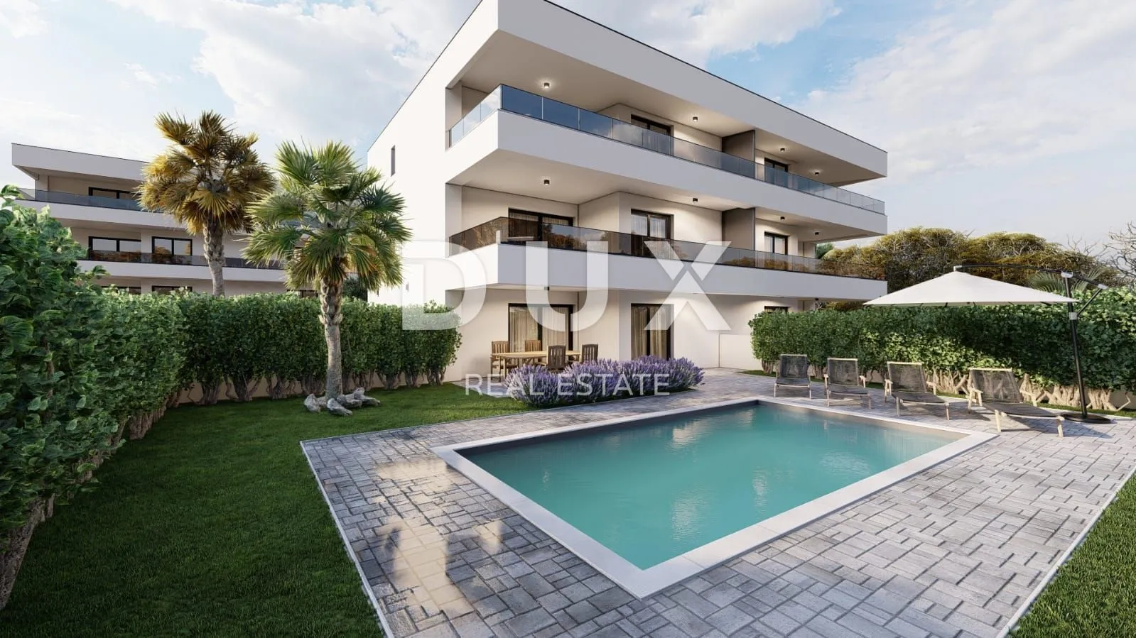 otok krk, malinska - vrhunski penthouse s bazenom u novogradnji - slika 7