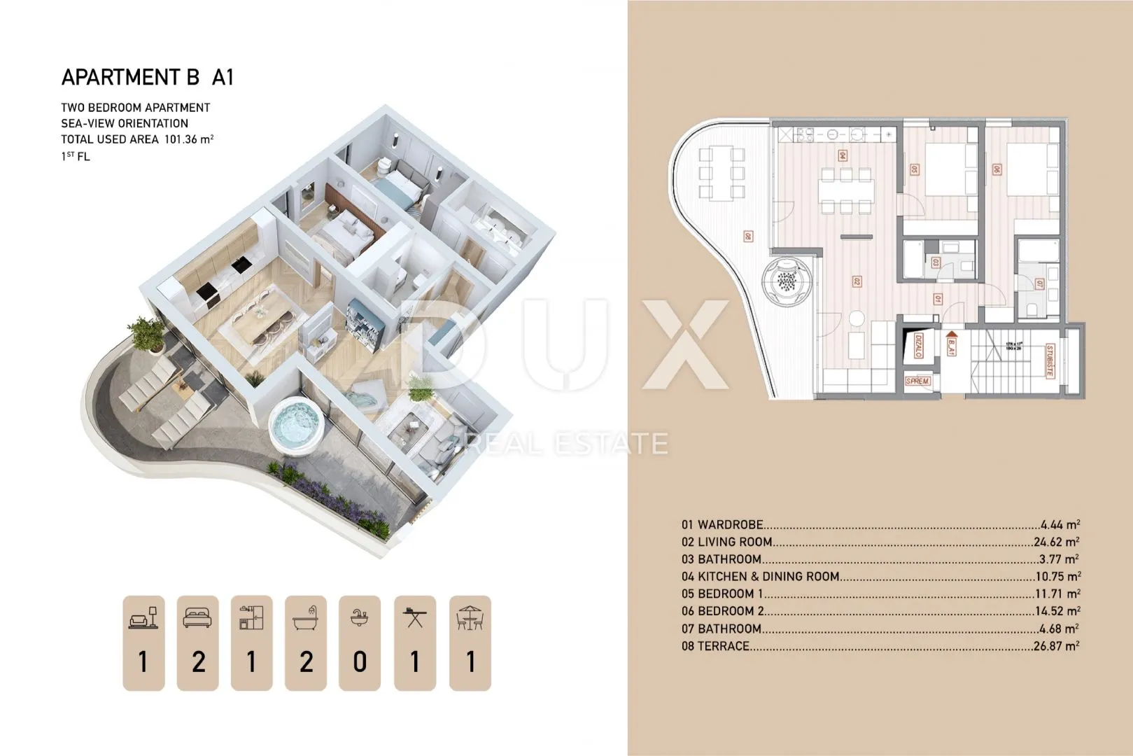 opatija, centar - novogradnja vrhunskog dizajna s pogledom na more! - slika 4