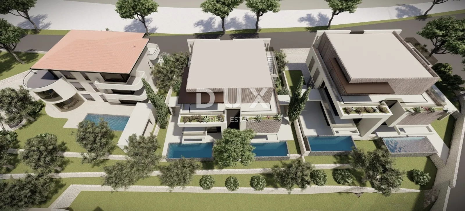 MATULJI, JUŠIĆI - Građevinsko zemljište za investiciju za 3 stambene zgrade na vrhunskoj lokaciji, infrastruktura! - Jušići, Matulji