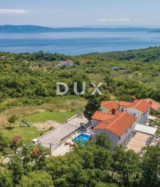 ISTRA, RABAC - Kuća s bazenom i pogledom na more - Rabac, Labin