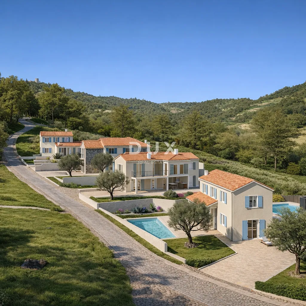 istra, pićan - vila s bazenom u novogradnji - slika 5