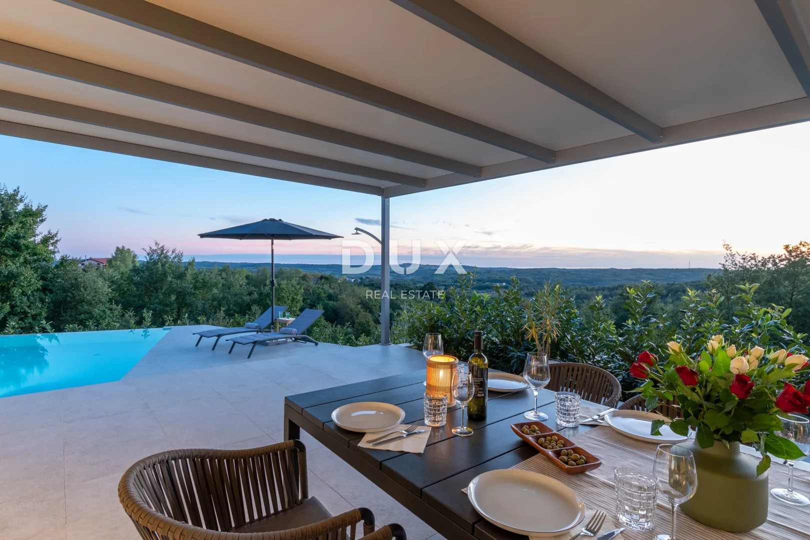 istra, motovun - vila s infinity bazenom i wellness zonom - otvoren pogled na more i okolna mjesta - slika 50