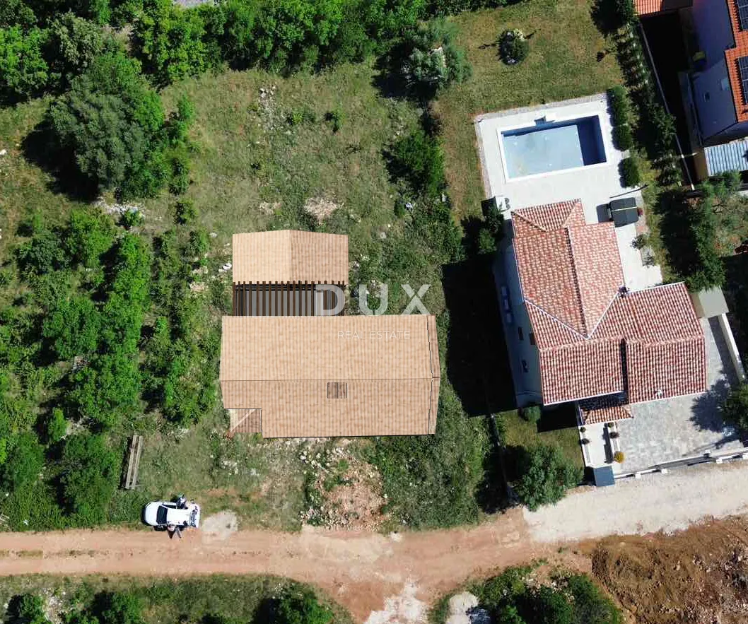 labin, sveti lovreč labinski, građevinsko zemljište s pravomoćnom građevinskom dozvolom, 866 m2! - slika 4