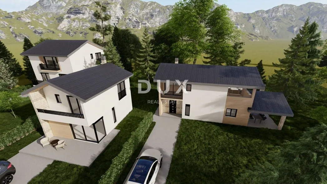 gorski kotar, vrbovsko, severin na kupi - projekt 3 kuće, započeta gradnja, snižena cijena, prilika za investitore - slika 3