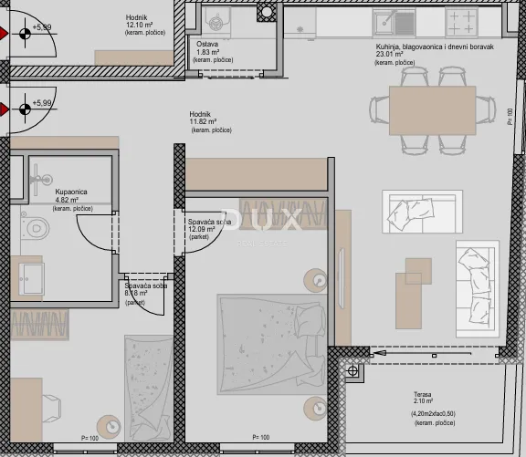 istra, poreč - suvremeni stan 2s+db u novom projektu, blizu mora, mogućnost finaciranja kreditom - slika 3