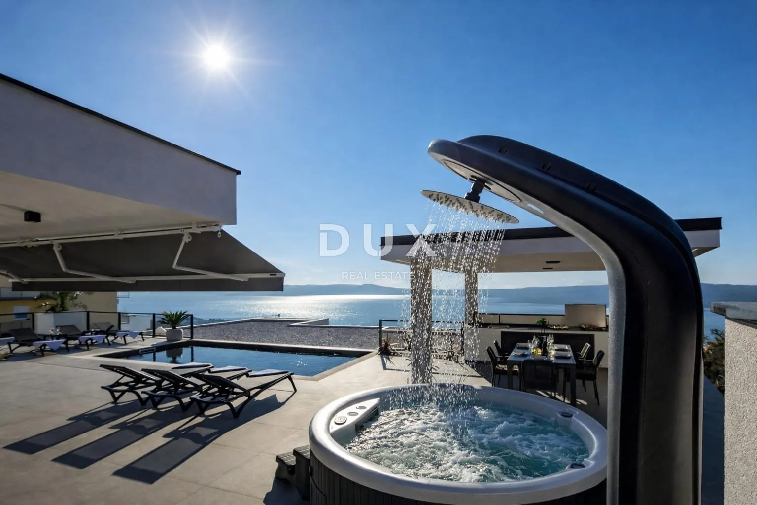 kvarner, crikvenica - moderna vila s panoramskim pogledom na more - slika 9