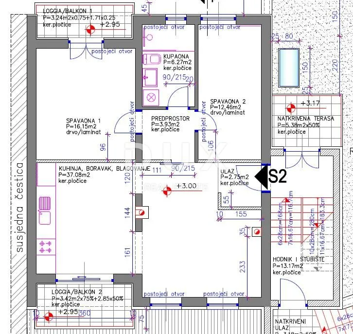 istra, pula - stan 92m2 na mirnoj lokaciji! - slika 22