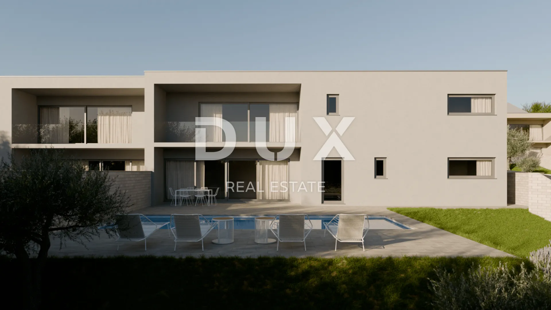 otok krk, brzac - moderno dizajnirana dvojnica s bazenom 40m2 - slika 22