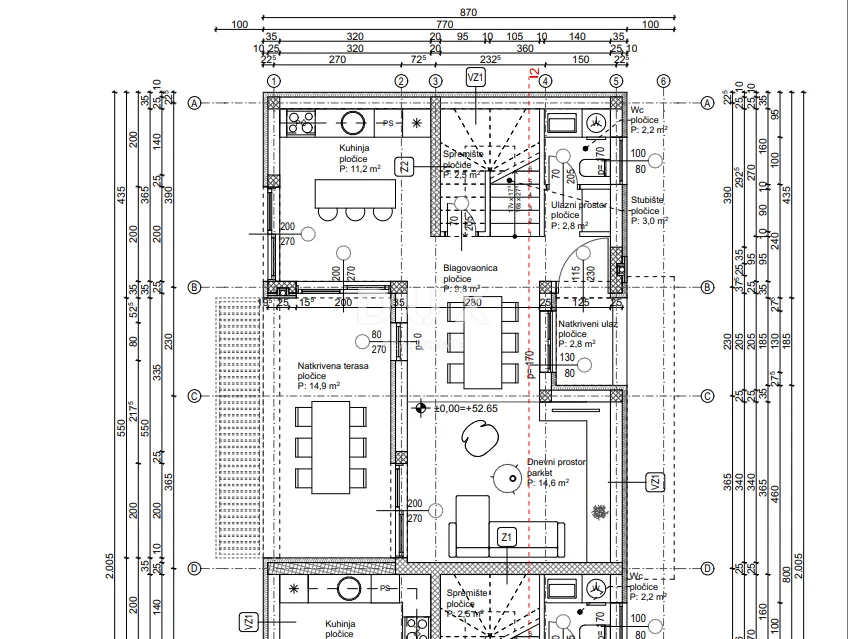 šibenik, vodice – moderan duplex s bazenom - slika 8