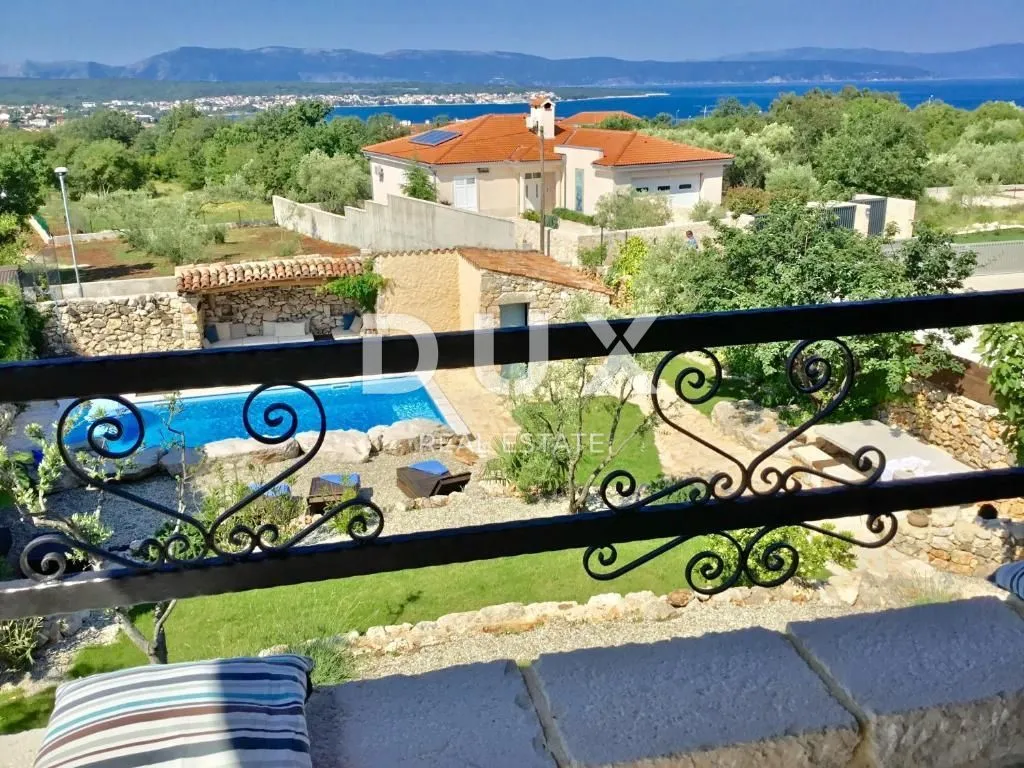 otok krk, okolica malinske - luksuzna rustikalna vila - slika 5