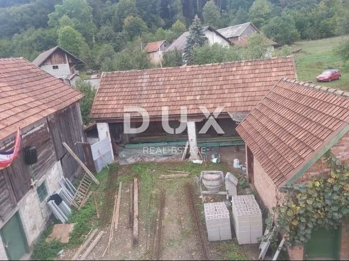 otočac, brinje - kuća u roh-bau fazi s 42.800 m2 okućnice - slika 2