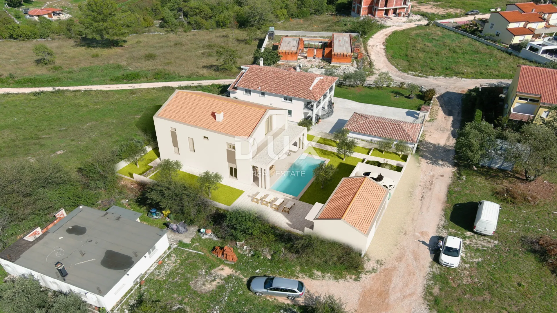 istra, buje, kaštel - zemljište s pravomoćnom građevinskom dozvolom - slika 6