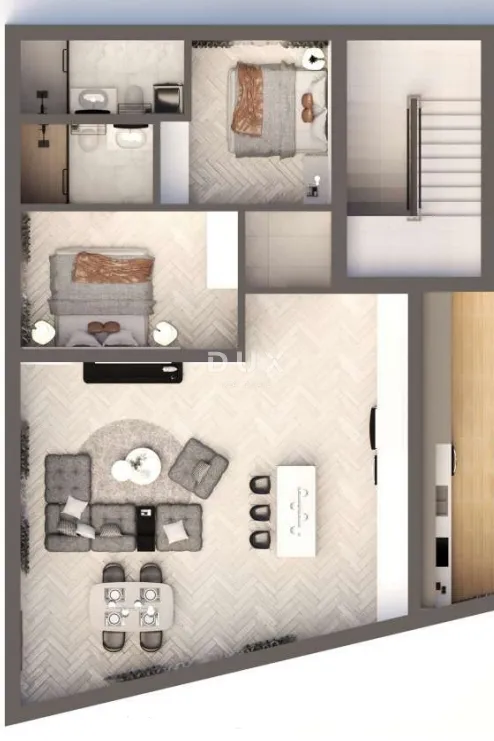 dalmacija, pakoštane - prozračan penthouse sa pogledom na more - slika 3