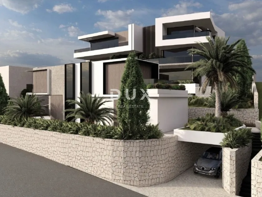 opatija, ičići, dvosobni stan, 112 m2, bazen, 100m od mora - slika 3