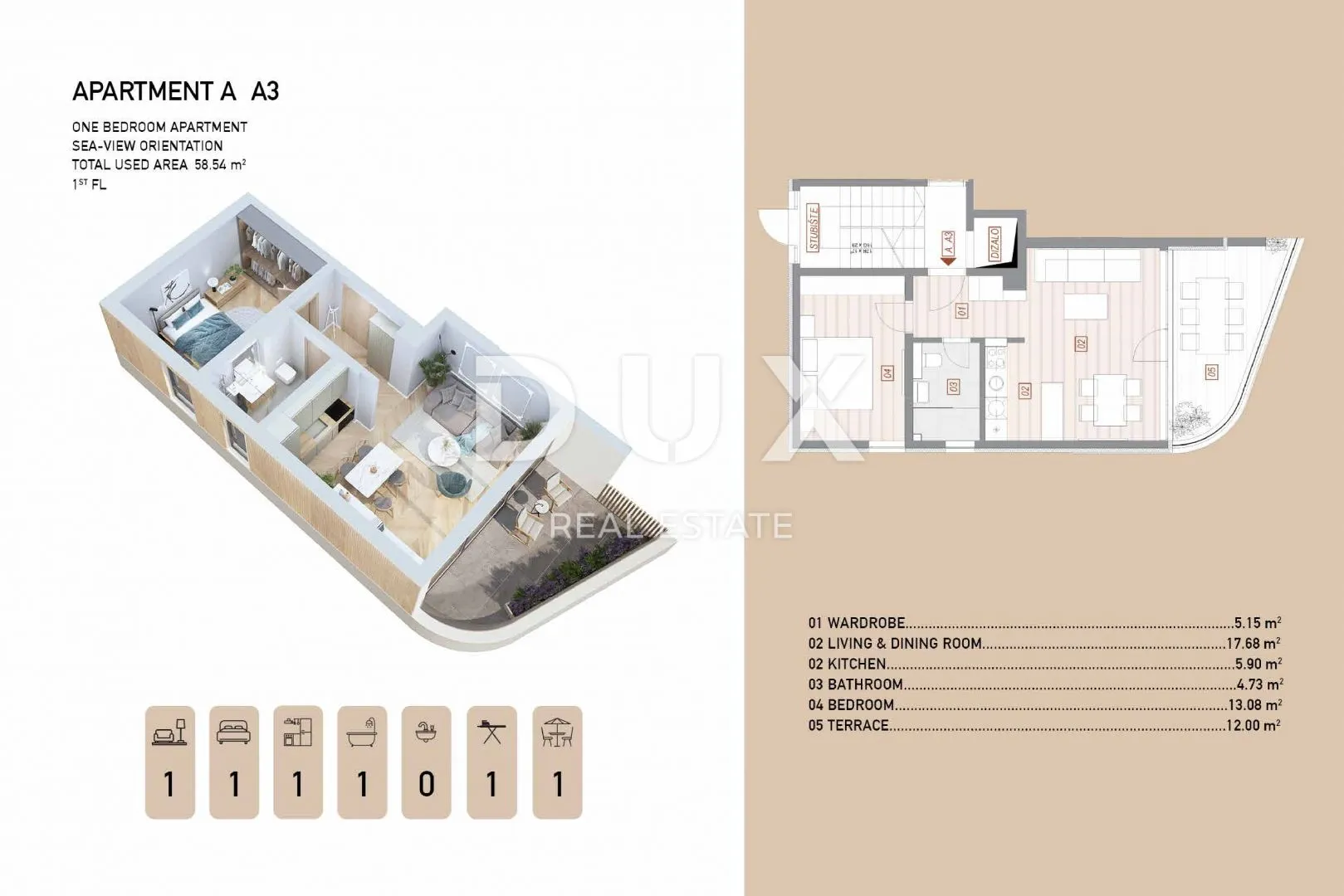 opatija, centar - novogradnja vrhunskog dizajna s pogledom na more! - slika 3