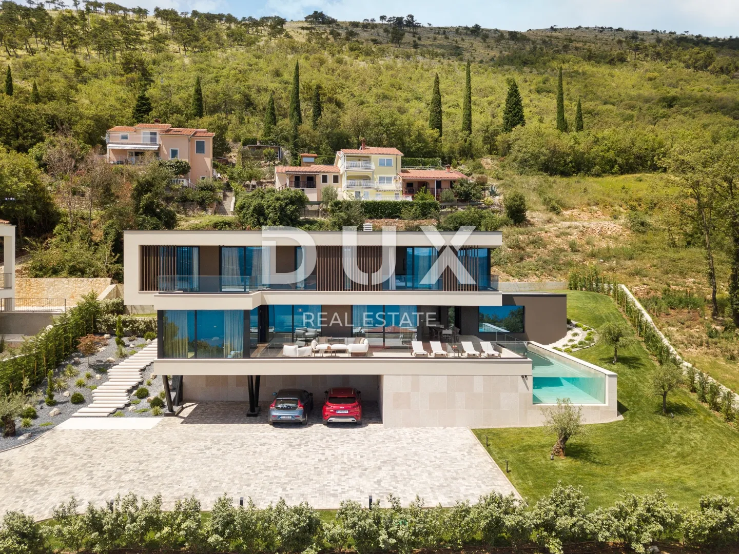 istra, rabac - luksuzna vila modernog dizajna s pogledom na more - slika 7