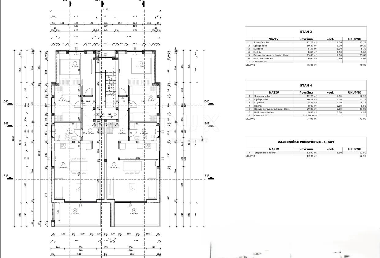 starigrad, seline, dvosoban stan, 70 m², 1. kat, pogled - slika 3