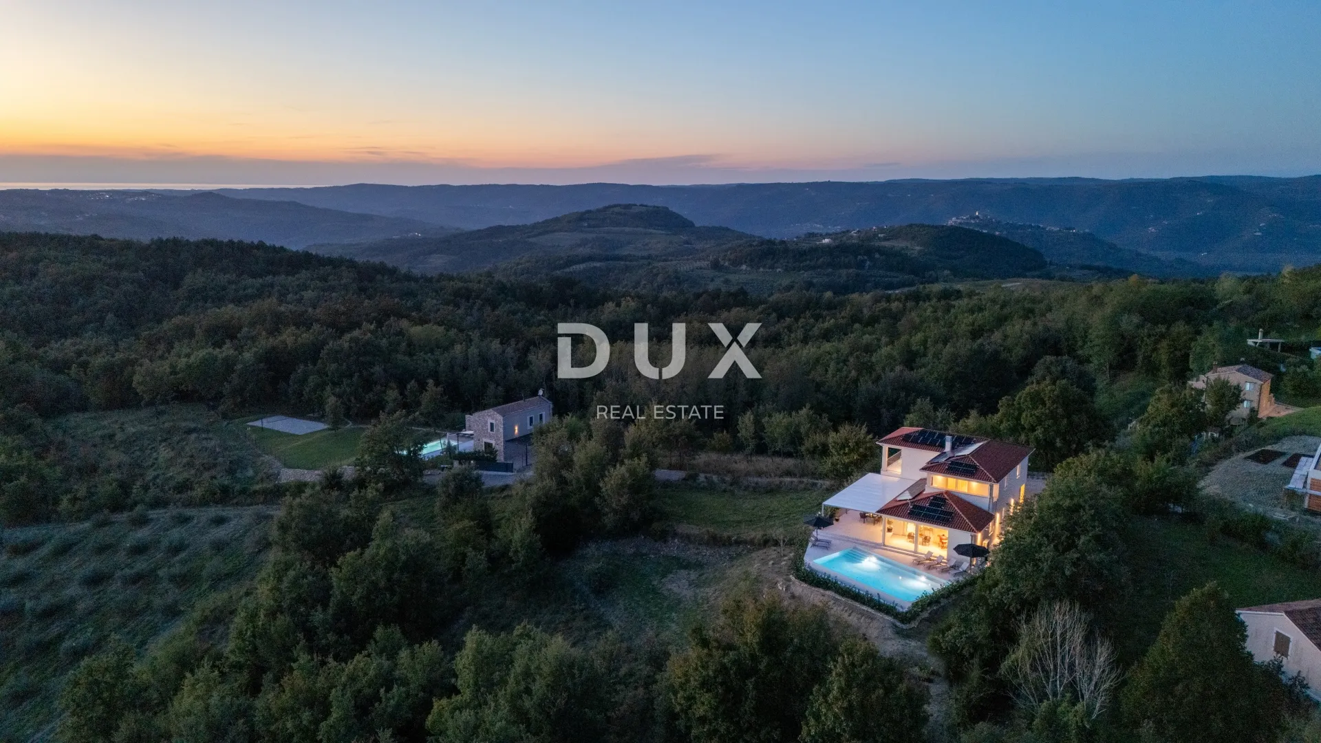 istra, motovun - vila s infinity bazenom i wellness zonom - otvoren pogled na more i okolna mjesta - slika 73