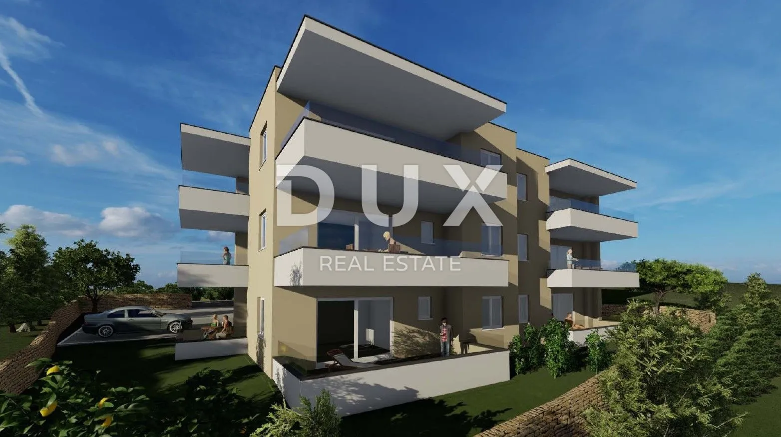 OTOK PAG-, NOVALJA - Odličan 3s+db apartman u novogradnji