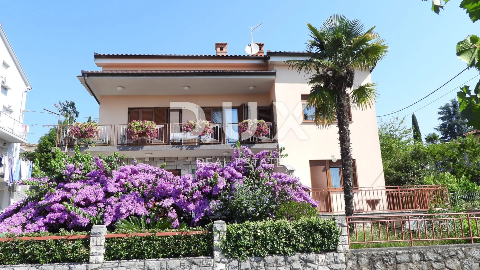 OPATIJA, LOVRAN - dvojna kuća s prekrasnim pogledom na more + okoiliš 500m2