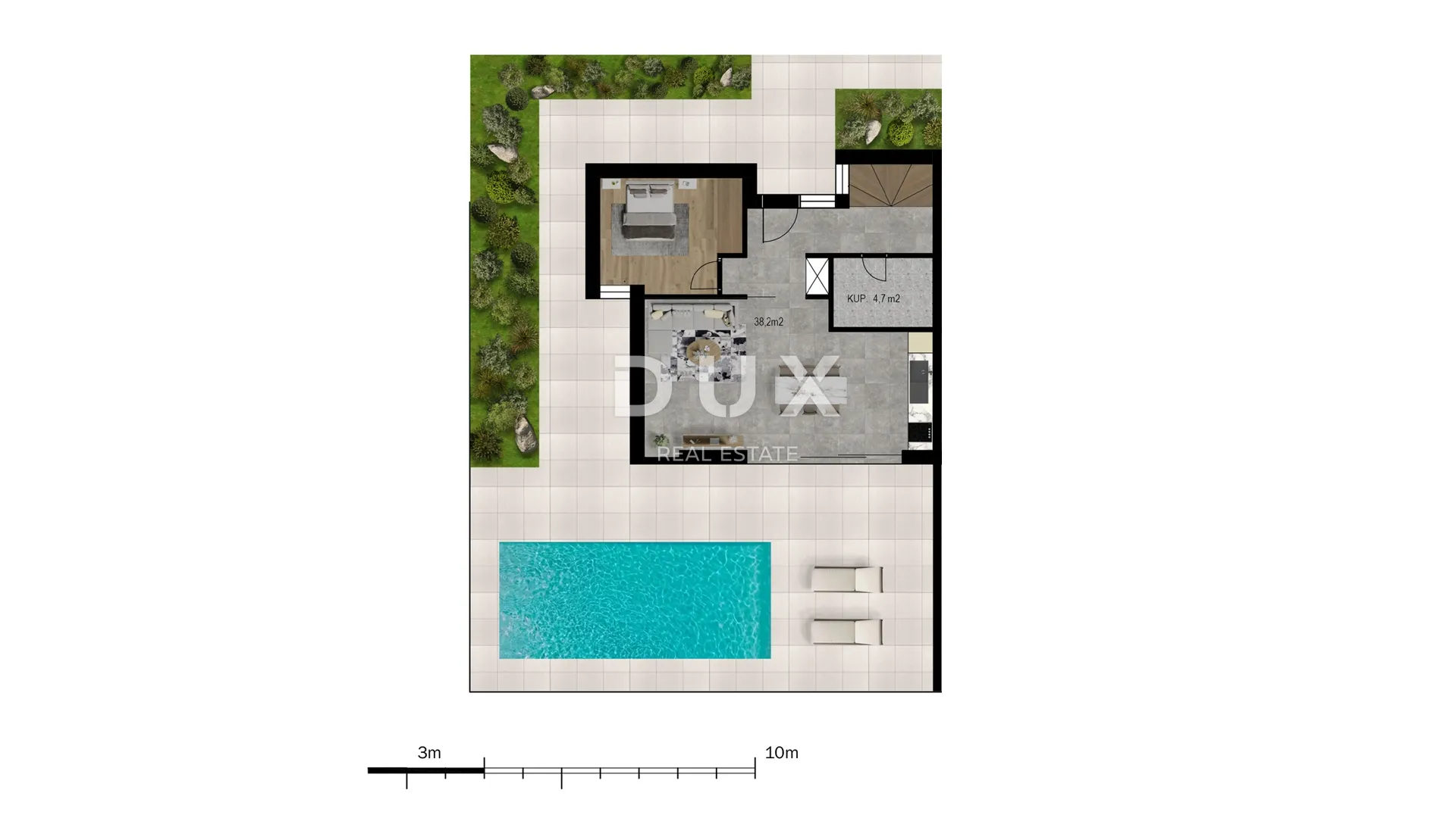 crikvenica - moderna vila s bazenom i panoramskim pogledom - slika 10