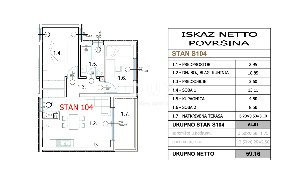 istra, pula - moderna novogradnja - centar! 1. kat! - slika 5