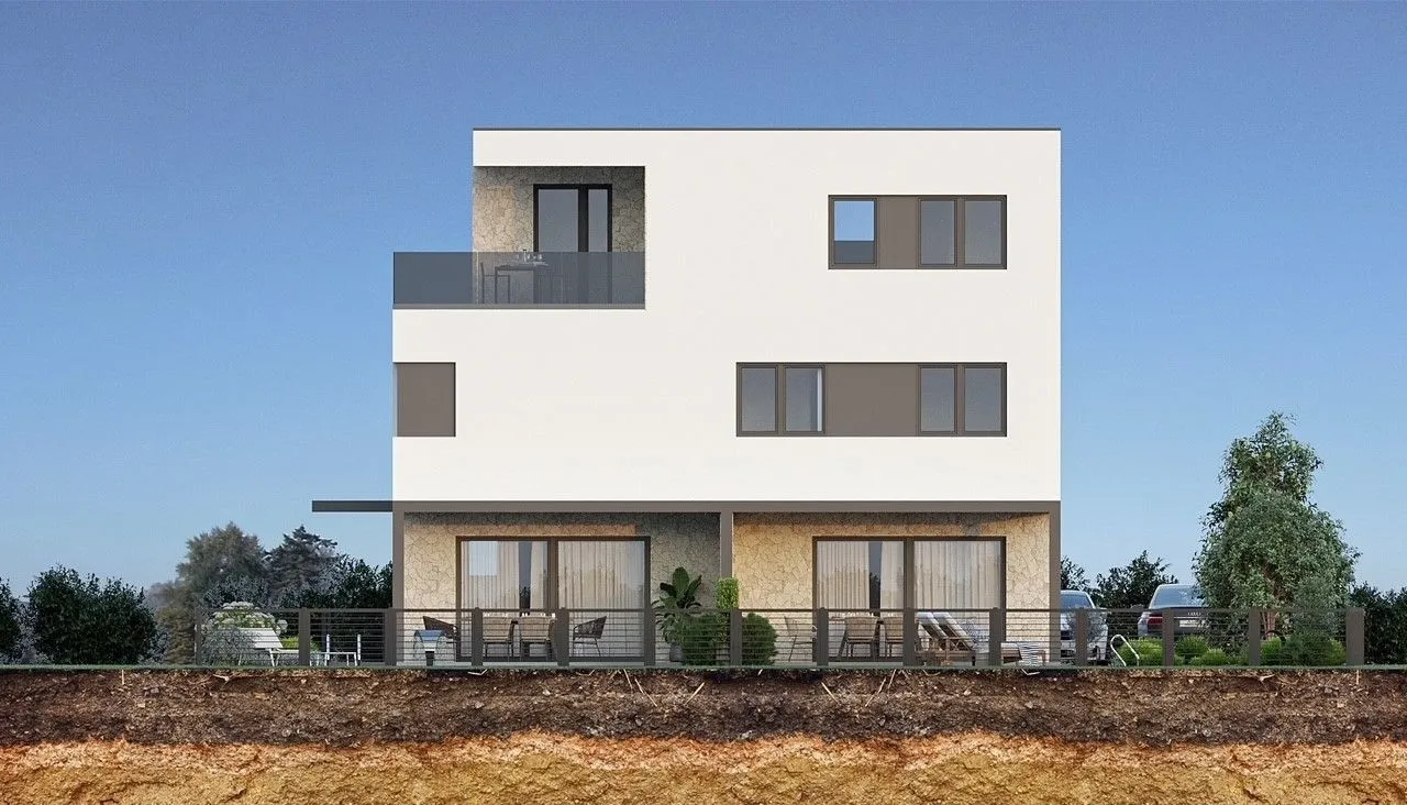 otok pag, mandre, penthouse s pogledom na more u novogradnji - slika 11