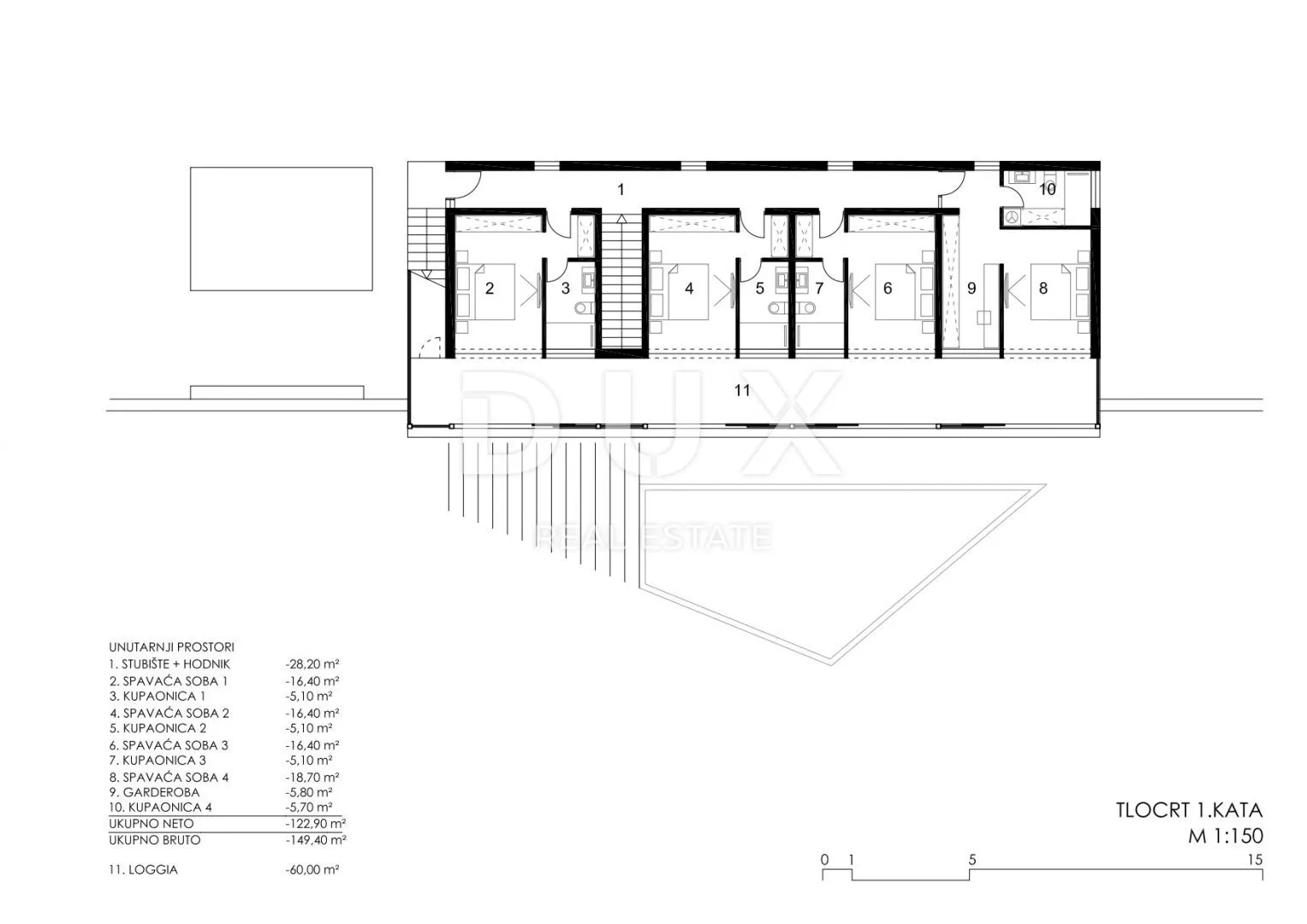zadar, nin - zemljište 1. red do mora s projektnom dokumentacijom - slika 15