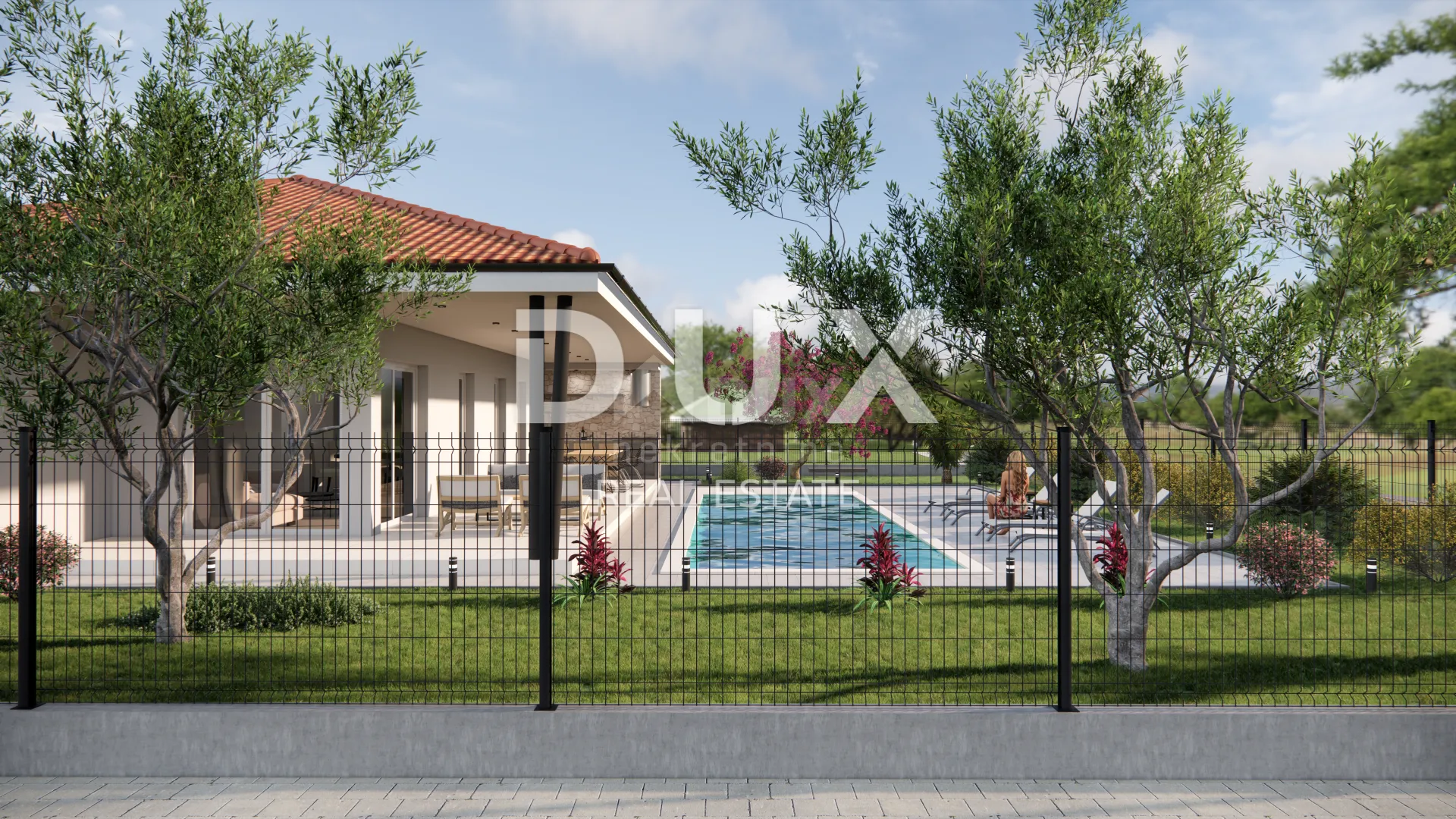 istra, žminj - moderna prizemnica sa bazenom - slika 16