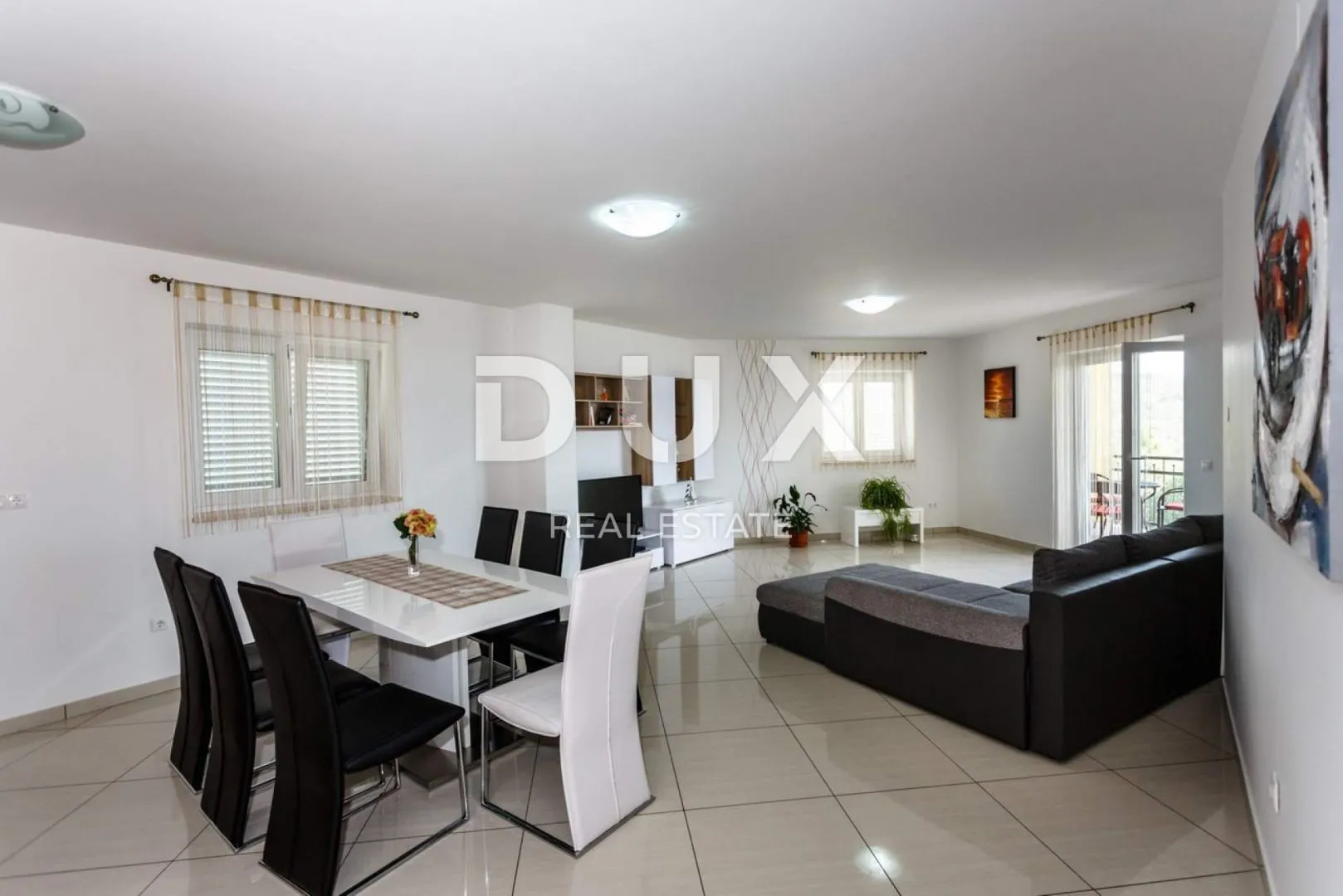 otok krk, vrbnik - apartman 99 m2 sa pogledom na more - slika 1