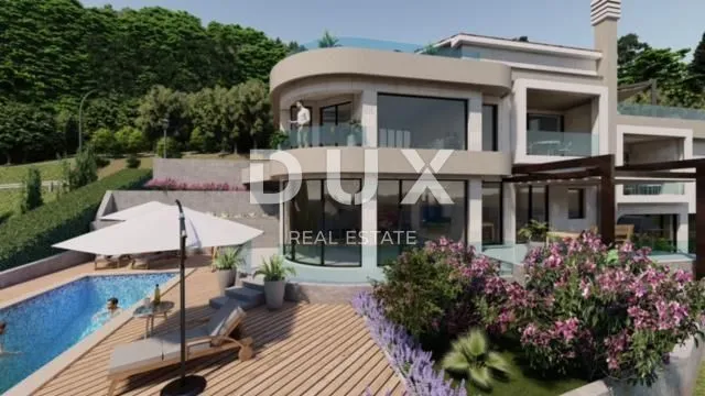 mošćenička draga - vila u izgradnji s prekrasnim pogledom - slika 13