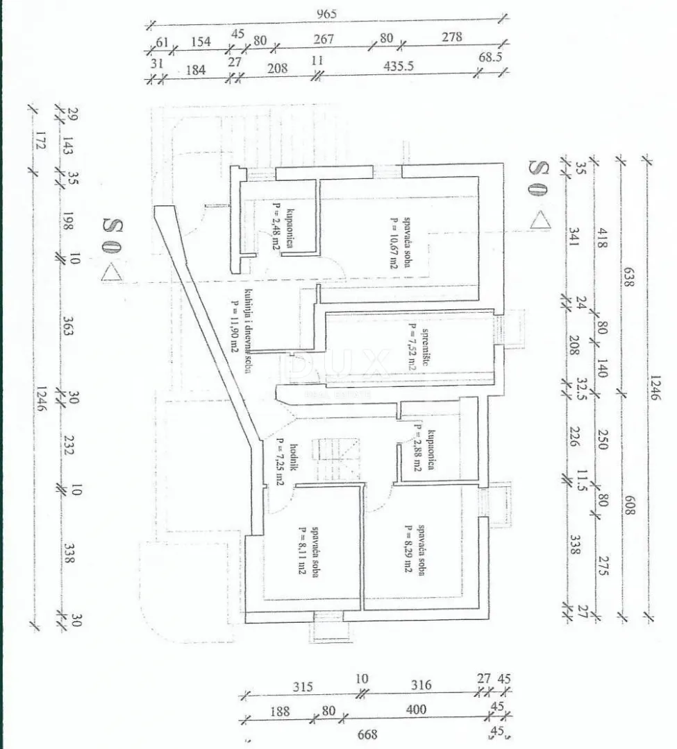 zadar, petrčane – prostran dvoetažni stan 120m² s vrtom! - slika 31
