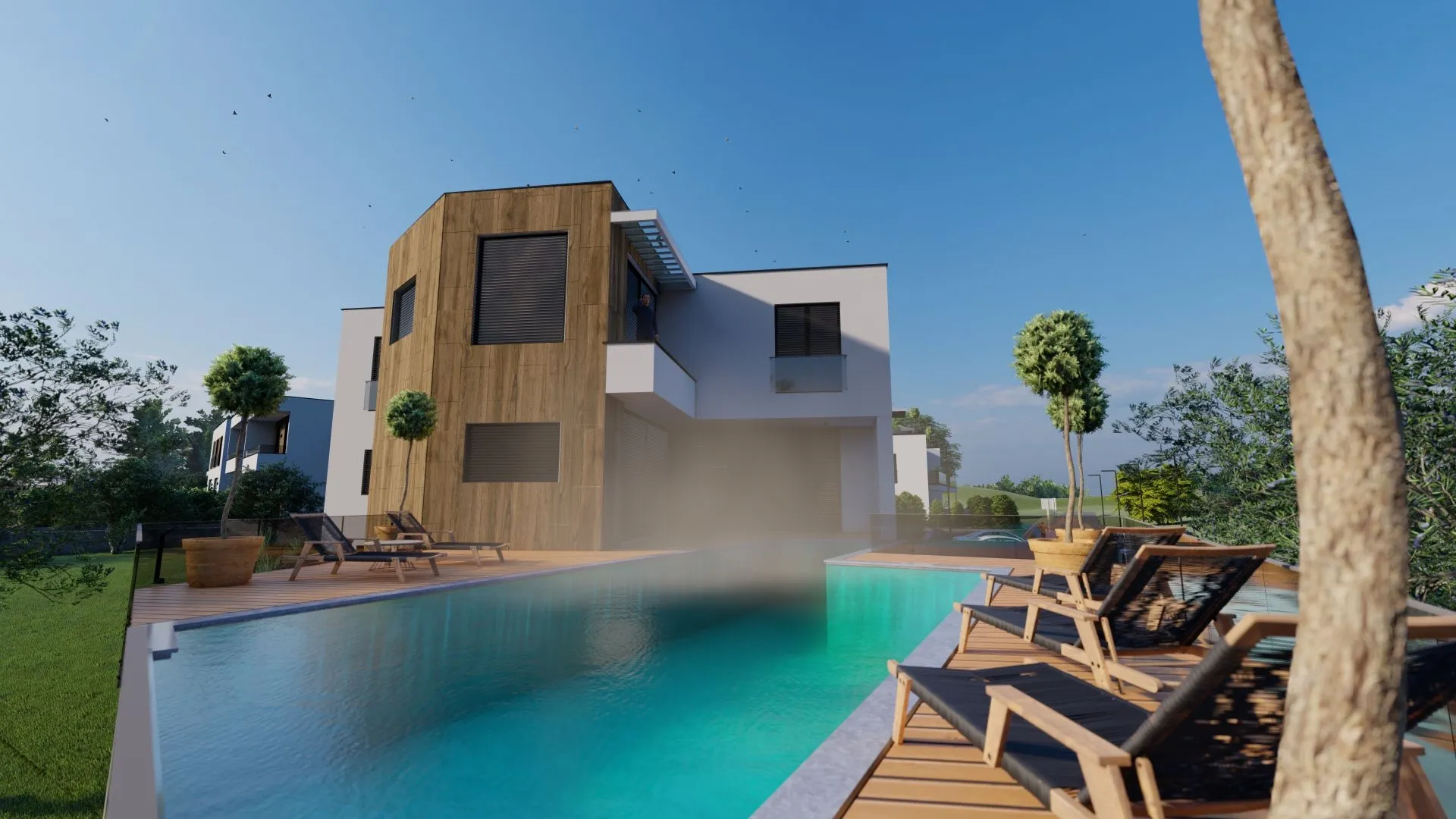 istra, poreč - lux vila sa vrtom i pogledom na more - slika 20