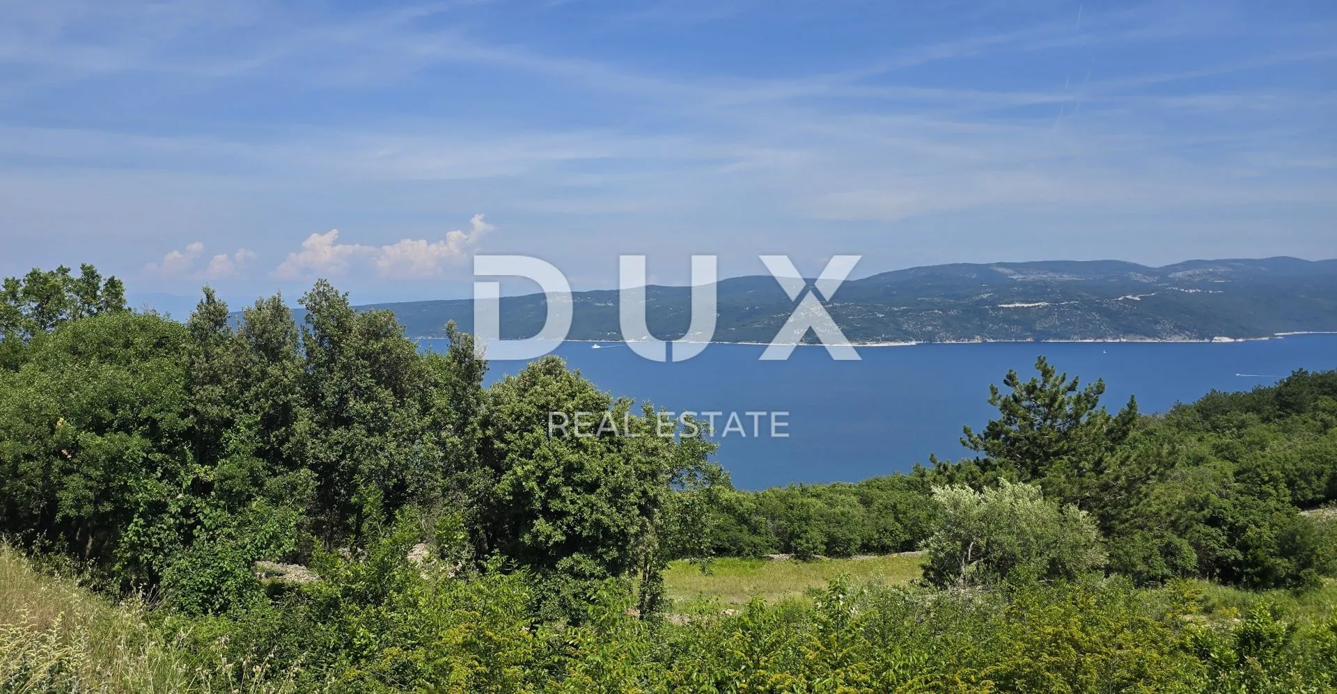 ISTRA, RABAC, OKOLICA - Građevinsko zemljište s prekrasnim pogledom na more - Rabac, Labin