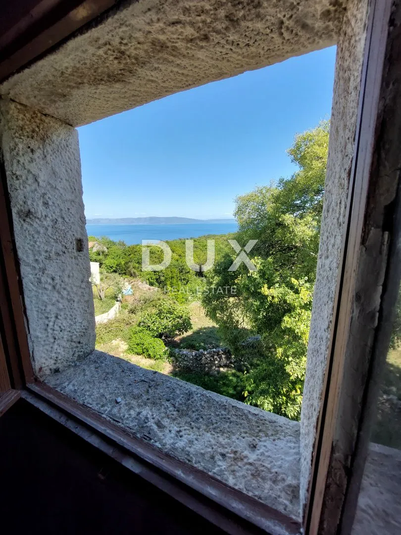 istra, rabac (okolica) - kamena kuća s pogledom na more - slika 28