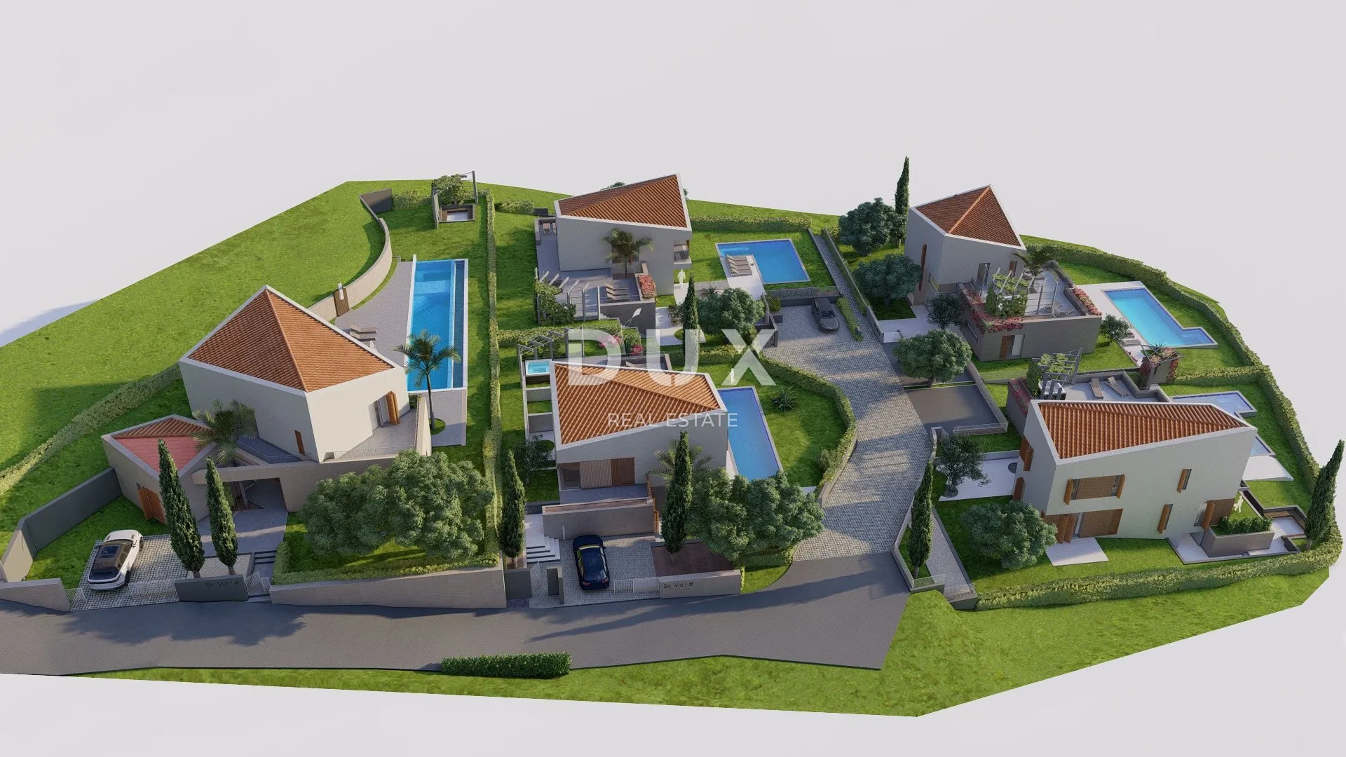 otok krk, malinska – moderna luksuzna vila (195 m²) s bazenom i pogledom na more - slika 5