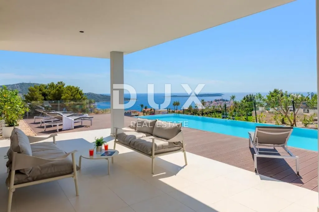 dalmacija, primošten - ekskluzivna dizajnerska vila s infinity bazenom i panoramskim pogledom na more - slika 36