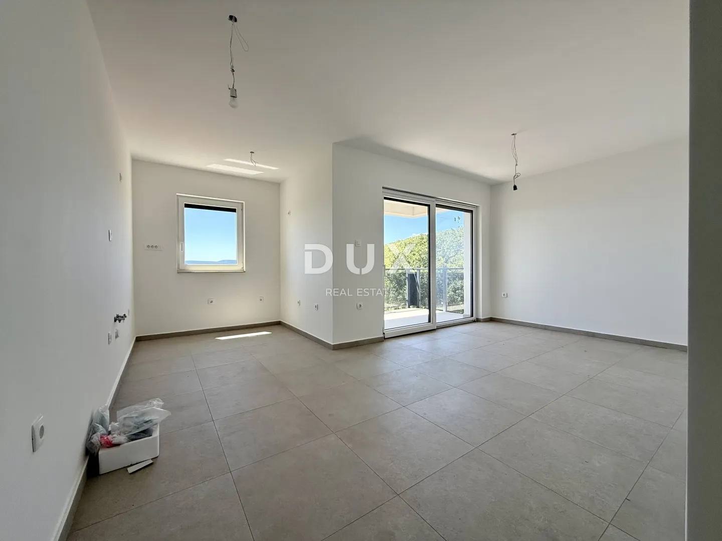 novi vinodolski, povile, dvosobni apartman, 56 m2, pogled more - slika 2