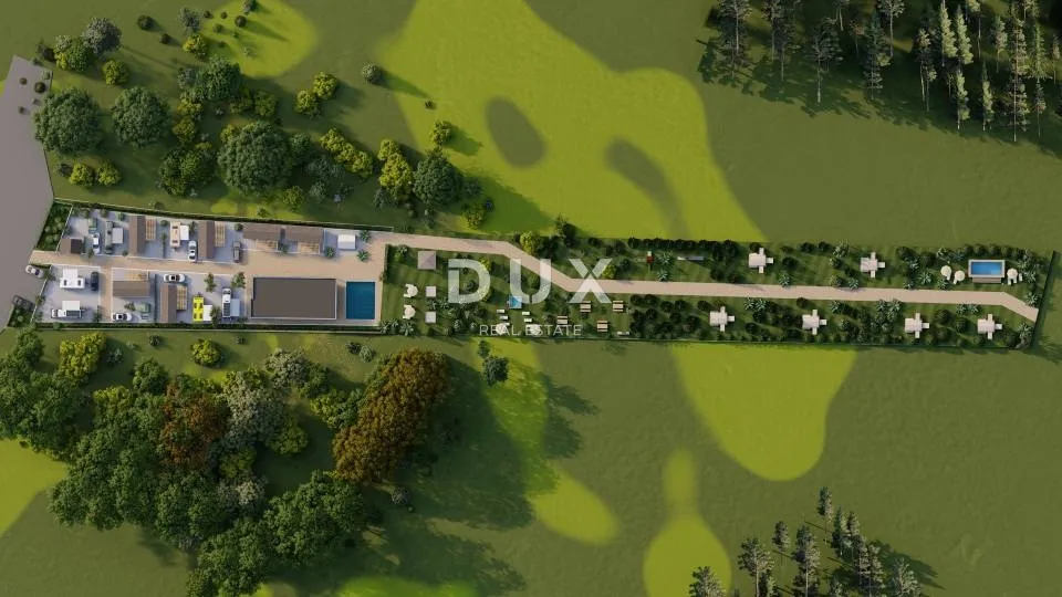 zadar, posedarje - zemljište s projektom za boutique camp resort - slika 4
