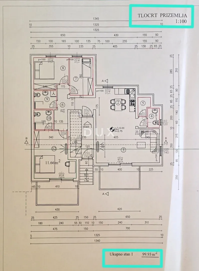 rijeka, podmurvice- stan 114m2 u novogradnji s pogledom na more, db+3s, prizemlje- stan 3d - slika 20