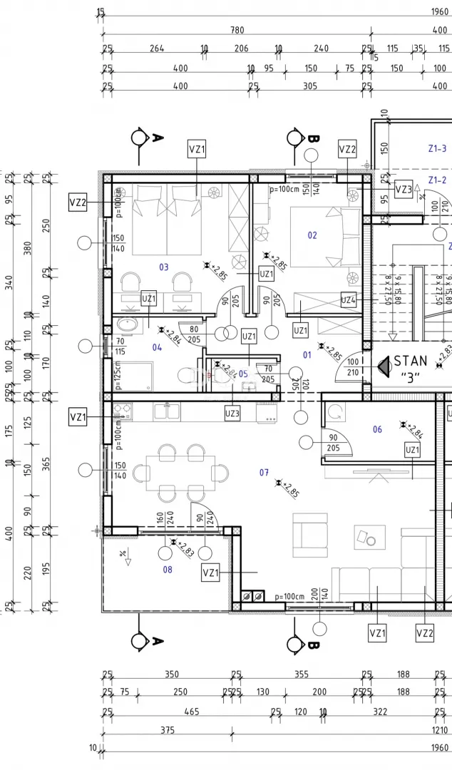 viškovo, centar - 2s+db od 92 m2, novogradnja, balkon! - slika 3